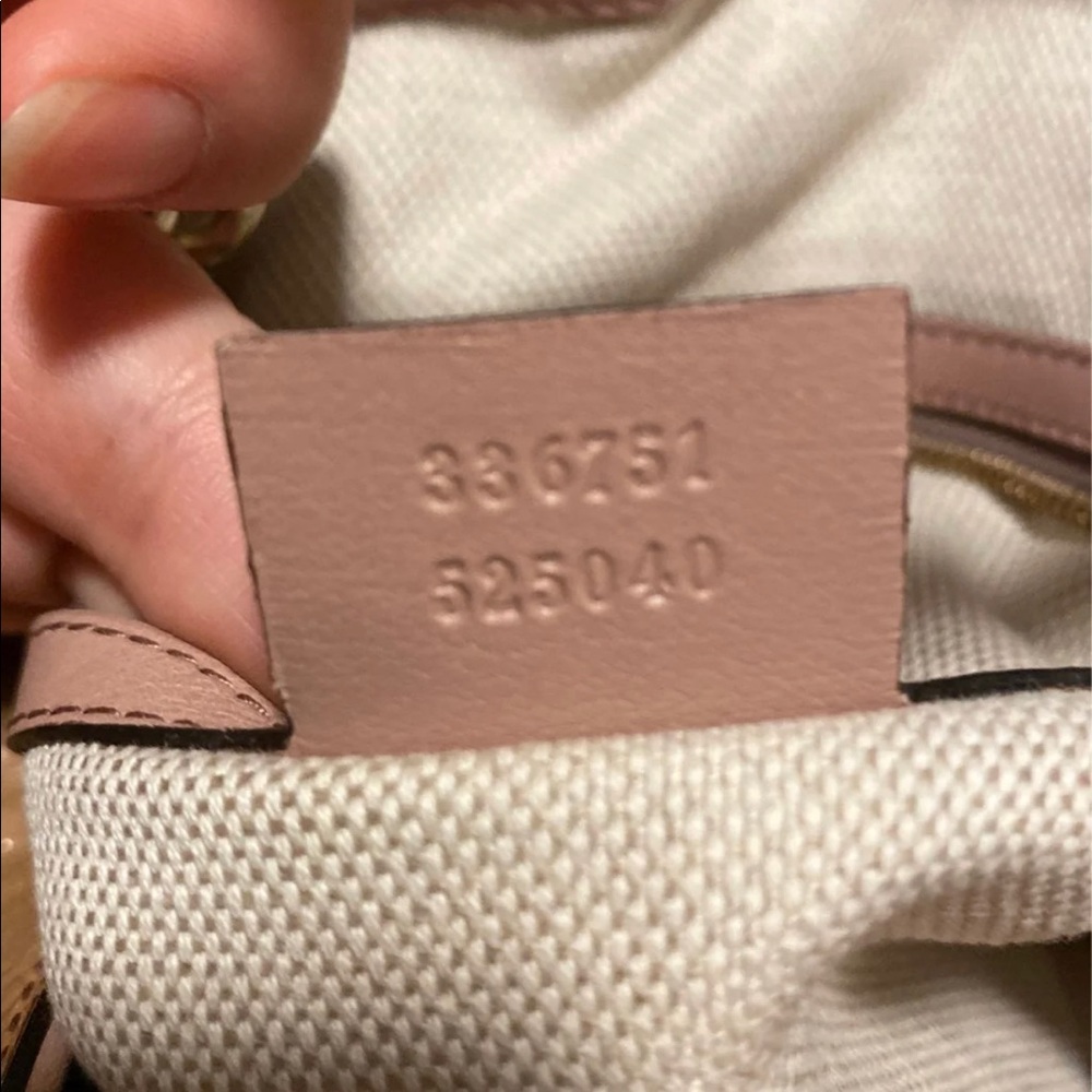 GUCCI Soho Top handle patent GG Tassel Cross Body Bag - Picture 7 of 8